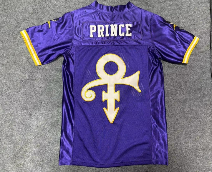 CUSTOM ANY Name Number PRINCE TRIBUTE MINNESOTA FOOTBALL JERSEY WITH PATCHES Top Stitched S-6XL