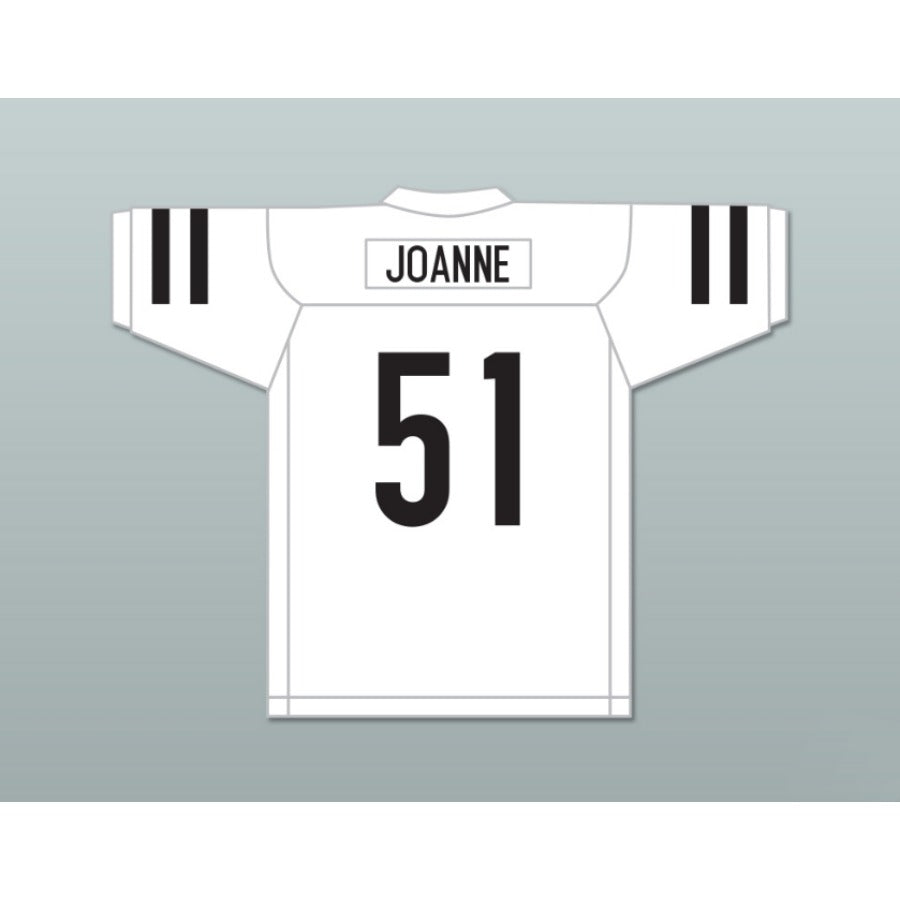 CUSTOM ANY Name Number DANCER JOANNE 51 PINK FOOTBALL JERSEY GAGA FIVE FOOT TWO Football Jersey Top Stitched S-6XL