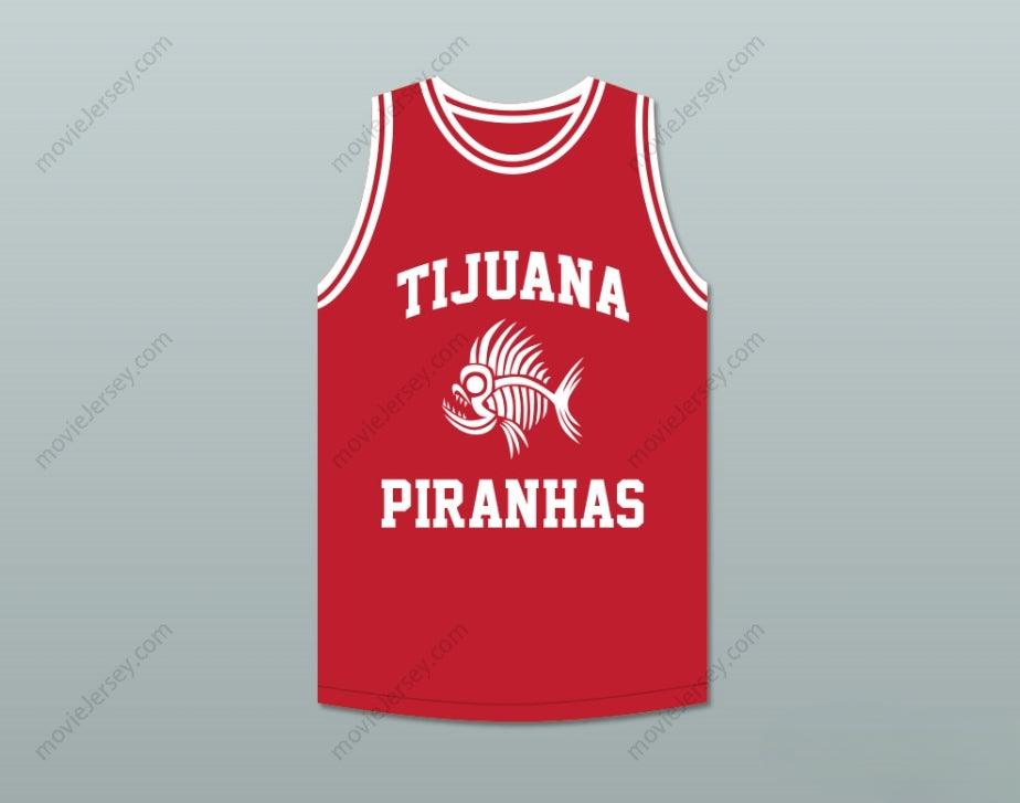 CUSTOM ANY Name Number DEMARCUS COUSINS 0 TIJUANA PIRANHAS RED BASKETBALL JERSEY MEXICAN EXPANSION TEAM Top Stitched S-6XL