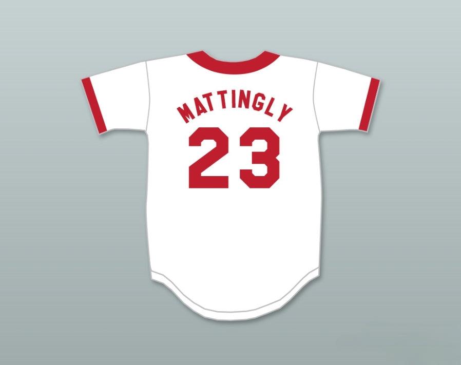 Personaliza Cualquier Nombre y Número DON MATTINGLY 23 CENTRAL NUCLEAR EQUIPO DE SOFTBOL CAMISETA DE BÉISBOL Costuras Reforzadas Tallas S-6XL