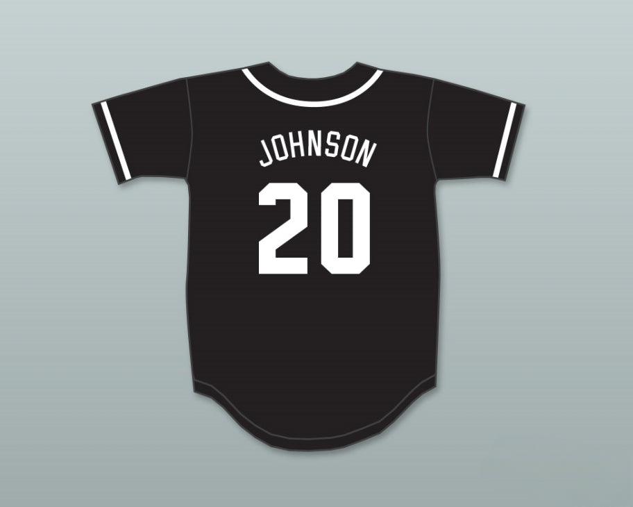 Personaliza Cualquier Nombre Número HOWARD JOHNSON 20 AARDVARKS BASEBALL JERSEY 1ST ANNUAL ROCK N' JOCK DIAMOND DERBY Costura Superior S-6XL