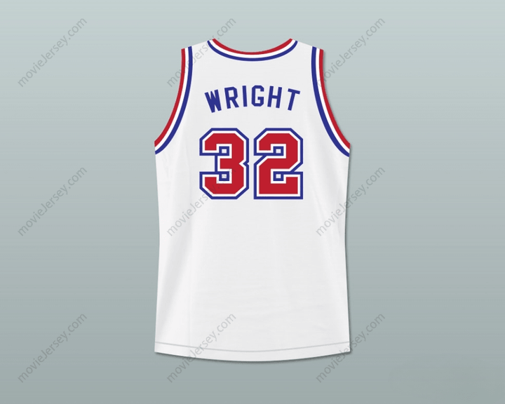 CAMISETA DE BALONCESTO PERSONALIZADA con Cualquier Nombre y Número MONICA WRIGHT 32 VIGO con Parche "LOVE AND BASKETBALL" con Costuras Visibles Tallas S-6XL