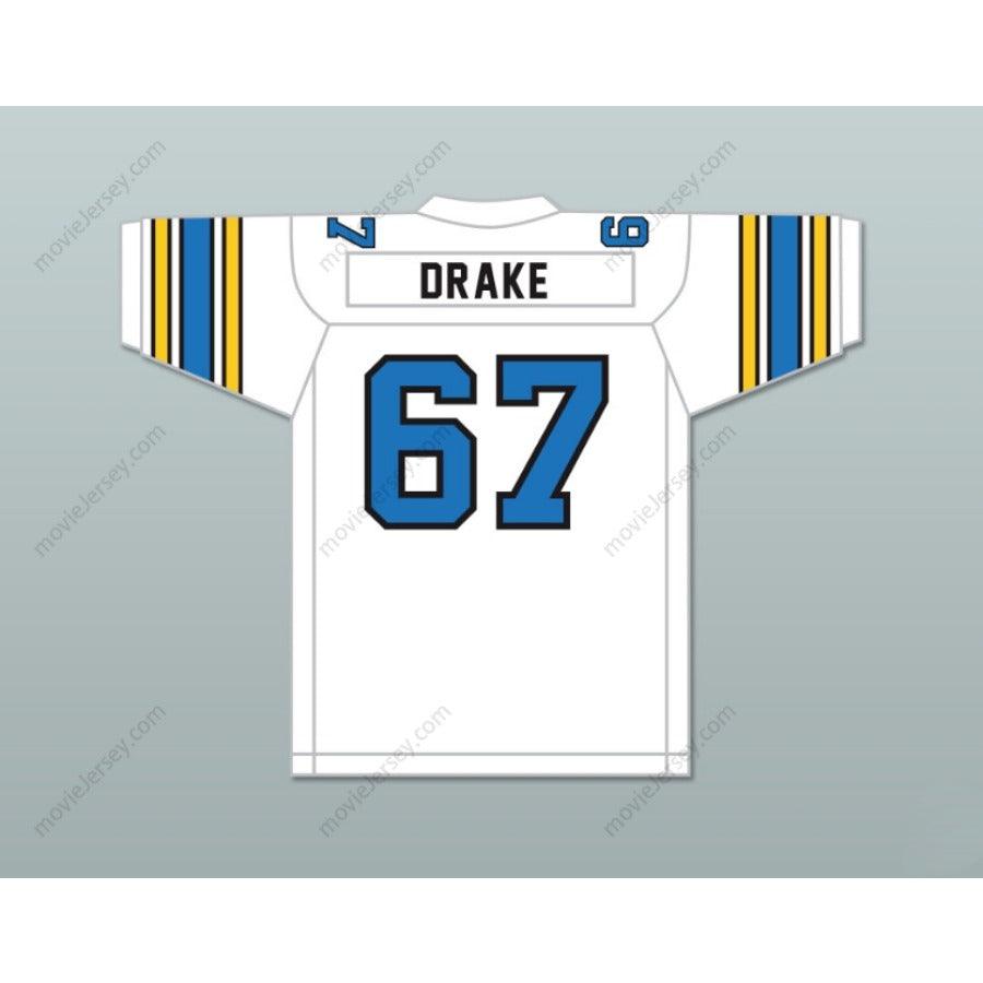 PERSONALIZA Cualquier Nombre Número 1983 USFL DON DRAKE 67 OAKLAND INVADERS Camiseta de Fútbol de Carretera Costura Superior S-6XL