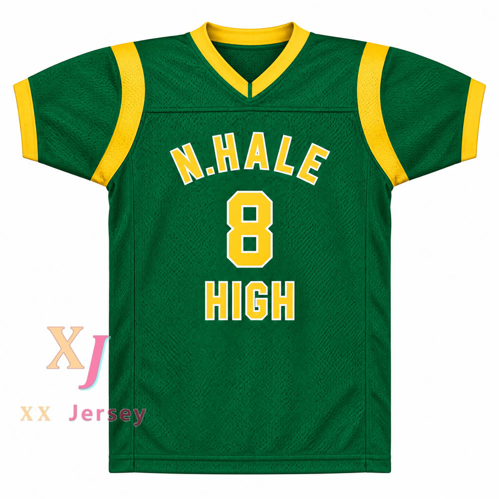 Custom Wiz Khalifa 8 N. Hale High School Football Jersey