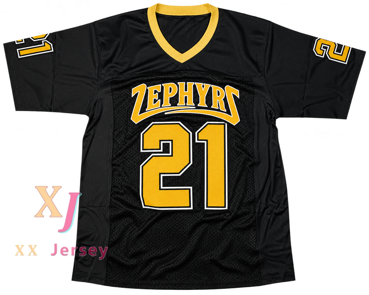 Custom Saquon Barkley 21 Whitehall High School Zephyrs Black Football Jersey