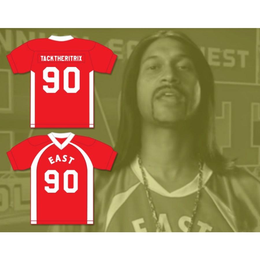 CAMISETA DE FÚTBOL PERSONALIZADA con NOMBRE y NÚMERO ACKMERIUS TACKTHERITRIX 90 EAST KERSY PEELE, Costuras Reforzadas S-6XL