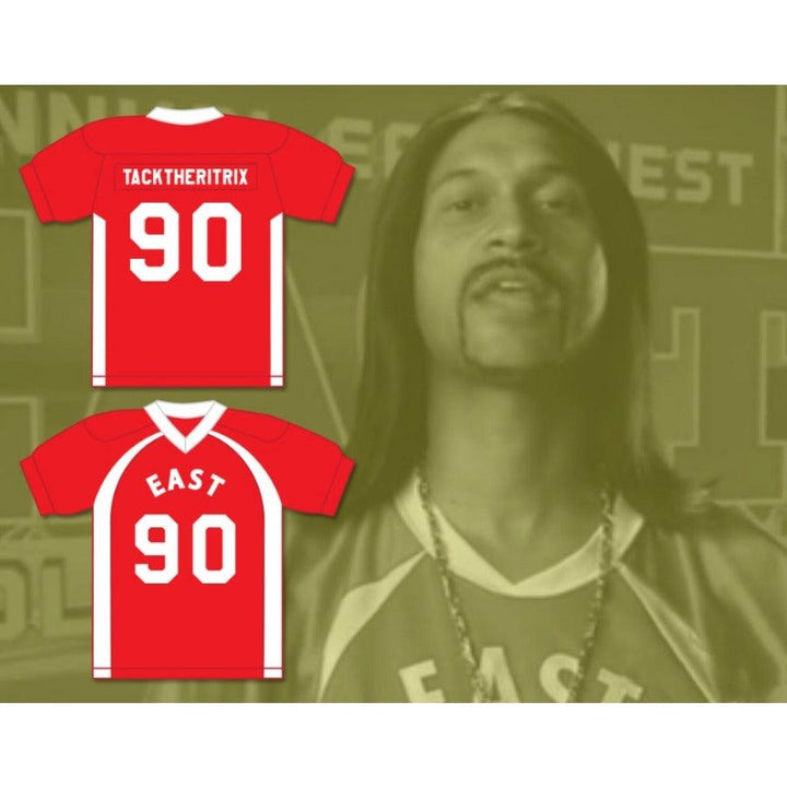 CAMISETA DE FÚTBOL PERSONALIZADA con NOMBRE y NÚMERO ACKMERIUS TACKTHERITRIX 90 EAST KERSY PEELE, Costuras Reforzadas S-6XL