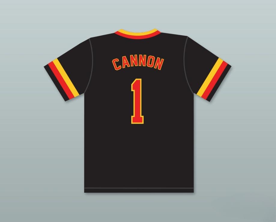 Camiseta de béisbol negra NICK CANNON 1 ALL THAT con nombre y número personalizados, cosida S-6XL