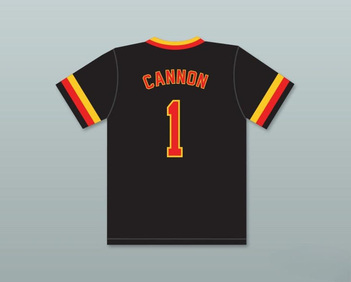 Camiseta de béisbol negra NICK CANNON 1 ALL THAT con nombre y número personalizados, cosida S-6XL
