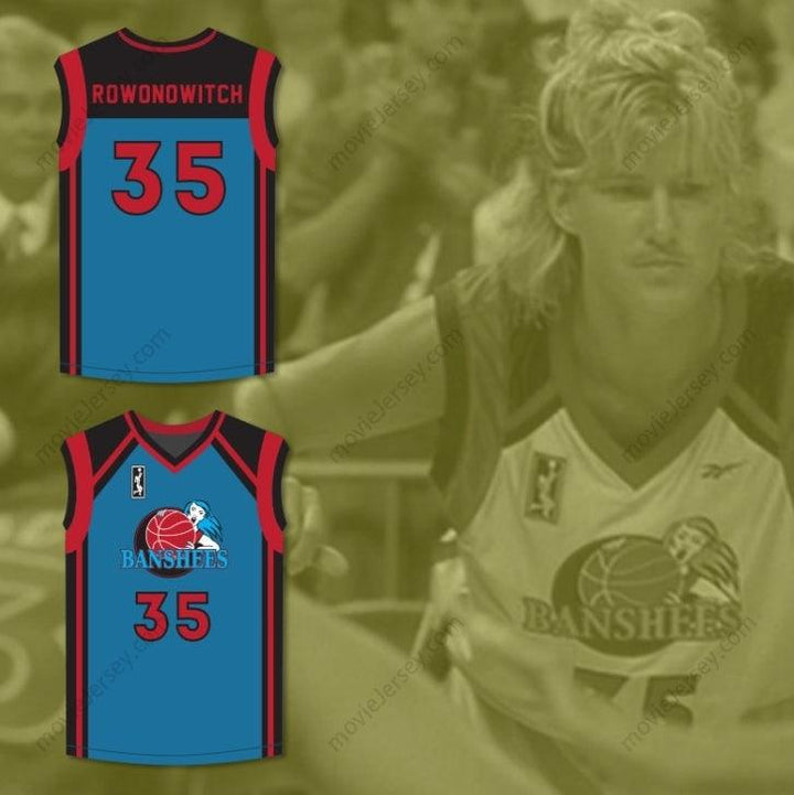 PERSONALIZADO CUALQUIER Nombre Número HEATHER QUELLA MAGDA ROWONOWITCH 35 CHARLOTTE BANSHEES AWAY CAMISETA DE BALONCESTO CON PARCHE WUBA JUWANNA MANN Cosido S-6XL