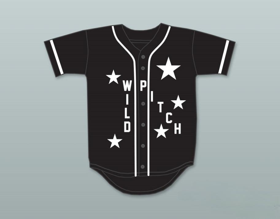 Camiseta de béisbol negra con cualquier nombre y número WILD PITCH 88, cosida, tallas S-6XL