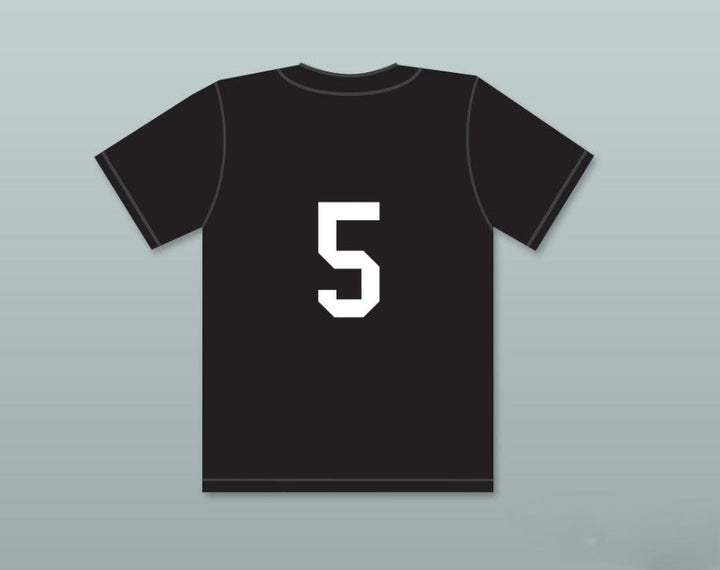 Personaliza cualquier nombre y número PATRICK MAHOMES 5 CAMISETA DE BÉISBOL NEGRA WILDCATS DE LA ESCUELA SECUNDARIA WHITEHOUSE 1 Top Cosido S-6XL