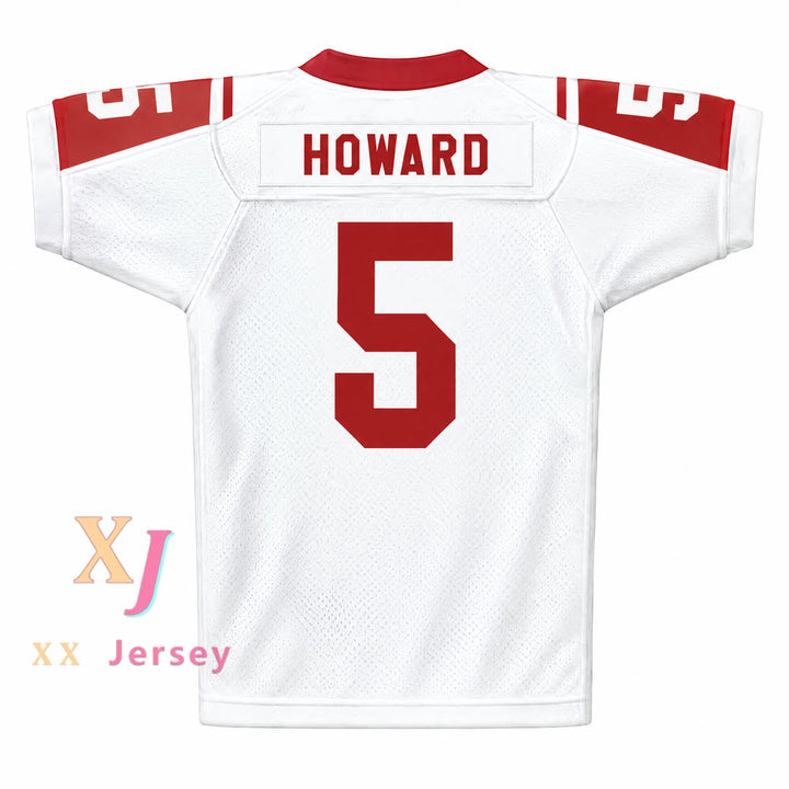 Custom Vince Howard 5 East Dillon Lions Football Jersey