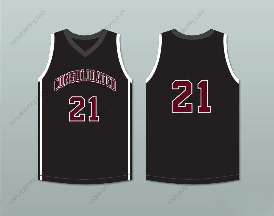 PERSONALIZA CUALQUIER Nombre Número JUGADOR 21 A&M CONSOLIDATED HIGH SCHOOL TIGERS CAMISETA DE BALONCESTO NEGRA Parte Superior Cosida S-6XL