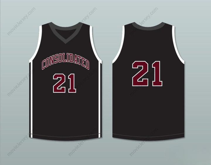PERSONALIZA CUALQUIER Nombre Número JUGADOR 21 A&M CONSOLIDATED HIGH SCHOOL TIGERS CAMISETA DE BALONCESTO NEGRA Parte Superior Cosida S-6XL