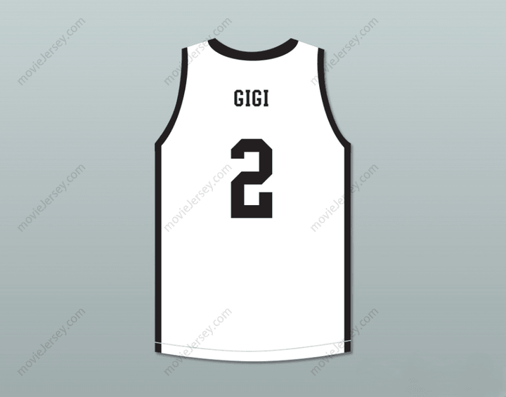 CUSTOM ANY Name Number GIGI 2 MAMBA BALLERS WHITE BASKETBALL JERSEY Top Stitched S-6XL