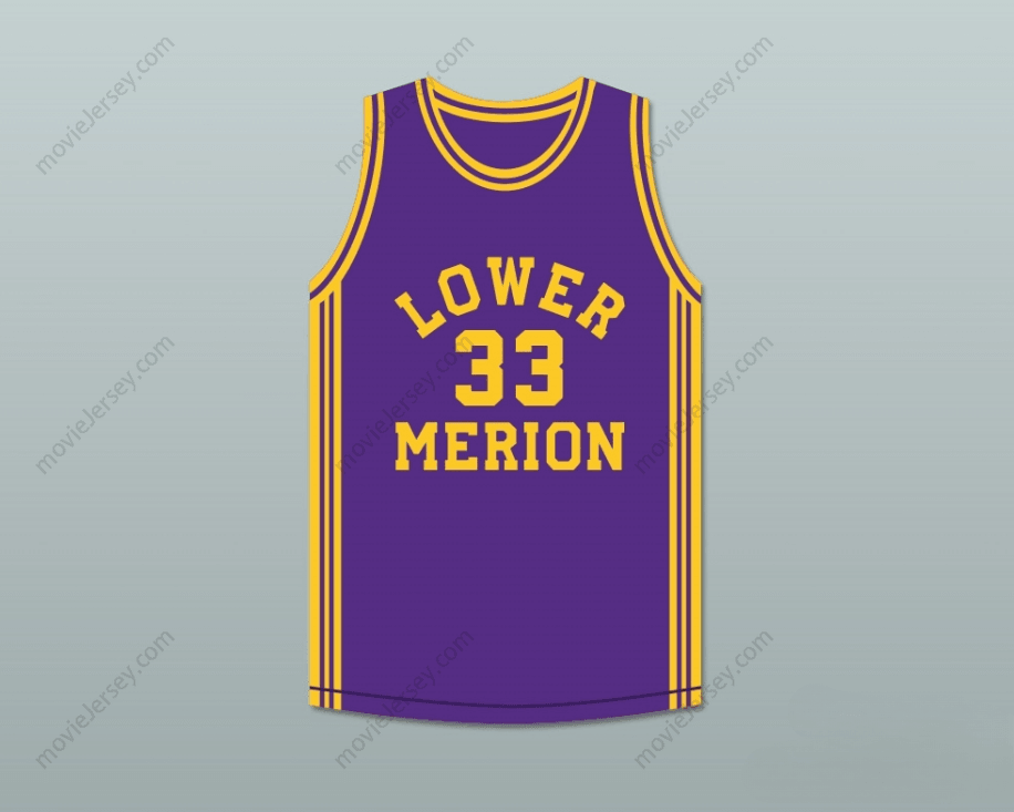 PERSONALIZA CUALQUIER Nombre Número BRYANT 33 CAMISETA DE BALONCESTO PÚRPURA DE LOS ACES DE LOWER MERION HIGH SCHOOL 1 Top Cosido S-6XL