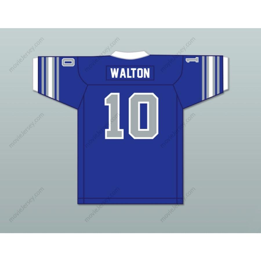 PERSONALIZADA CUALQUIER Nombre Número 1975 WFL JOHNNIE WALTON 10 SAN ANTONIO WINGS ROAD Camiseta de Fútbol Americana Cosida S-6XL
