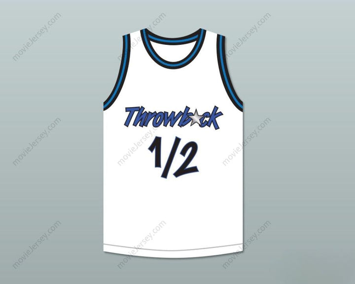 CUSTOM ANY Name Number MARK MARK ANFERNEE PENNY HARDAWAY LIL PENNY 1/2 THROWBACK WHITE BASKETBALL JERSEY Top Stitched S-6XL