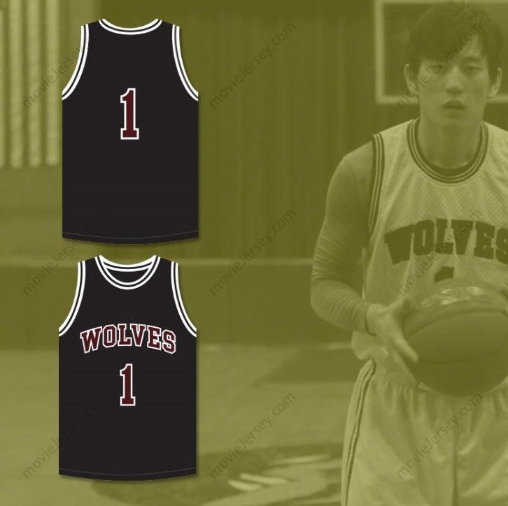 PERSONALIZA CUALQUIER Nombre Número GIL 1 CAMISETA DE BALONCESTO NEGRA DE SECUNDARIA Cosida S-6XL