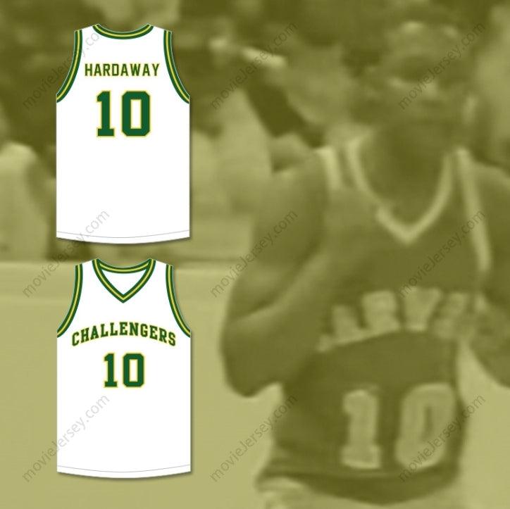PERSONALIZADO Cualquier Nombre Número TIM HARDAWAY 10 CARVER MILITARY ACADEMY CHALLENGERS CAMISETA BALONCESTO BLANCA BORDADA S-6XL