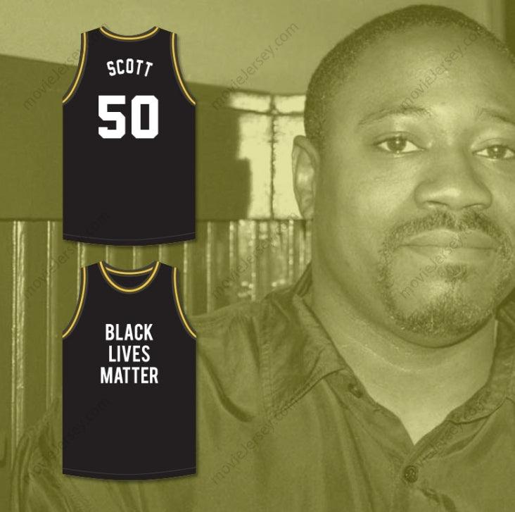 PERSONALIZADO Cualquier Nombre Número WALTER SCOTT 50 BLACK LIVES MATTER CAMISETA DE BALONCESTO Cosida Tallas S-6XL