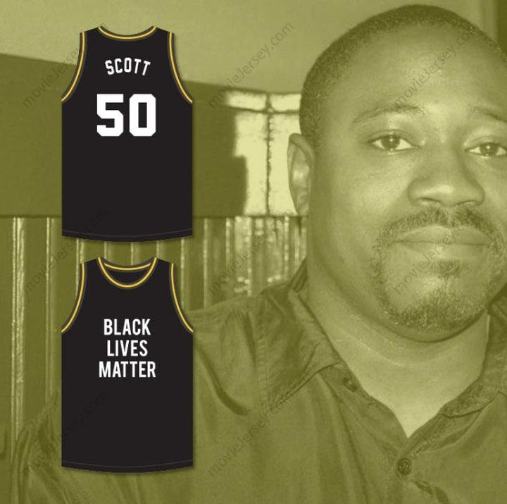PERSONALIZADO Cualquier Nombre Número WALTER SCOTT 50 BLACK LIVES MATTER CAMISETA DE BALONCESTO Cosida Tallas S-6XL