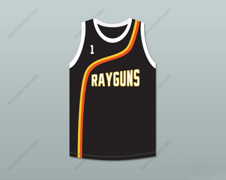 PERSONALIZA Cualquier Nombre Número BARON DAVIS 1 ROSWELL RAYGUNS JERSEY DE BALONCESTO NEGRO Top Cosido S-6XL