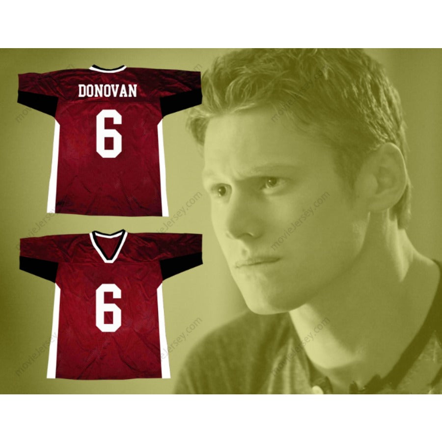 CUSTOM ANY Name Number MATT DONOVAN 6 MYSTIC FALLS TIMBERWOLVES FOOTBALL JERSEY THE VAMPIRE DIARIES Top Stitched S-6XL