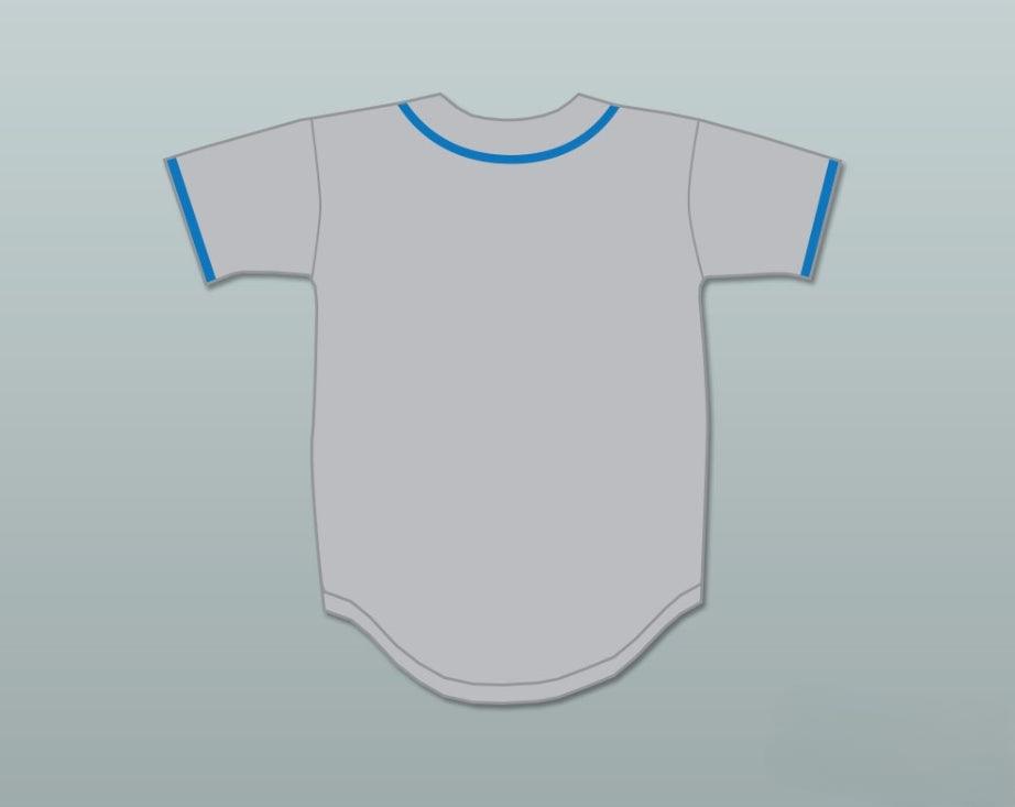 Camiseta de béisbol gris GEORGE PLIMPTON EXHIBITION GAME personalizada con cualquier nombre y número, Paper Lion, costura superior S-6XL