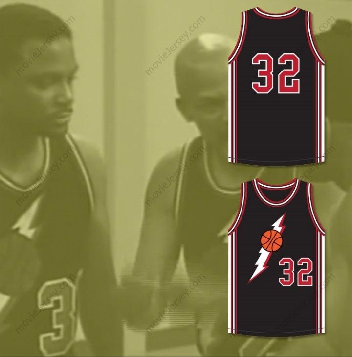 CAMISETA DE BALONCESTO NEGRA CON CUALQUIER NOMBRE Y NÚMERO RODERICK GARR ORLANDO 32 EN LA CASA, Con Costuras Visibles S-6XL