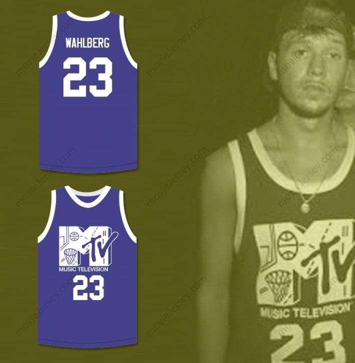 PERSONALIZA cualquier nombre y número DONNIE WAHLBERG 23 CAMISETA DE BALONCESTO PRIMER ENCUENTRO ANUAL ROCK N' JOCK B-BALL JAM 1991 Costura superior S-6XL
