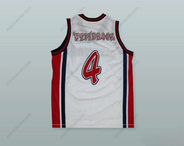 PERSONALIZA Cualquier Nombre Número RUSSELL WESTBROOK 4 LEUZINGER HIGH SCHOOL OLYMPIANS CAMISETA BALONCESTO Cosida S-6XL