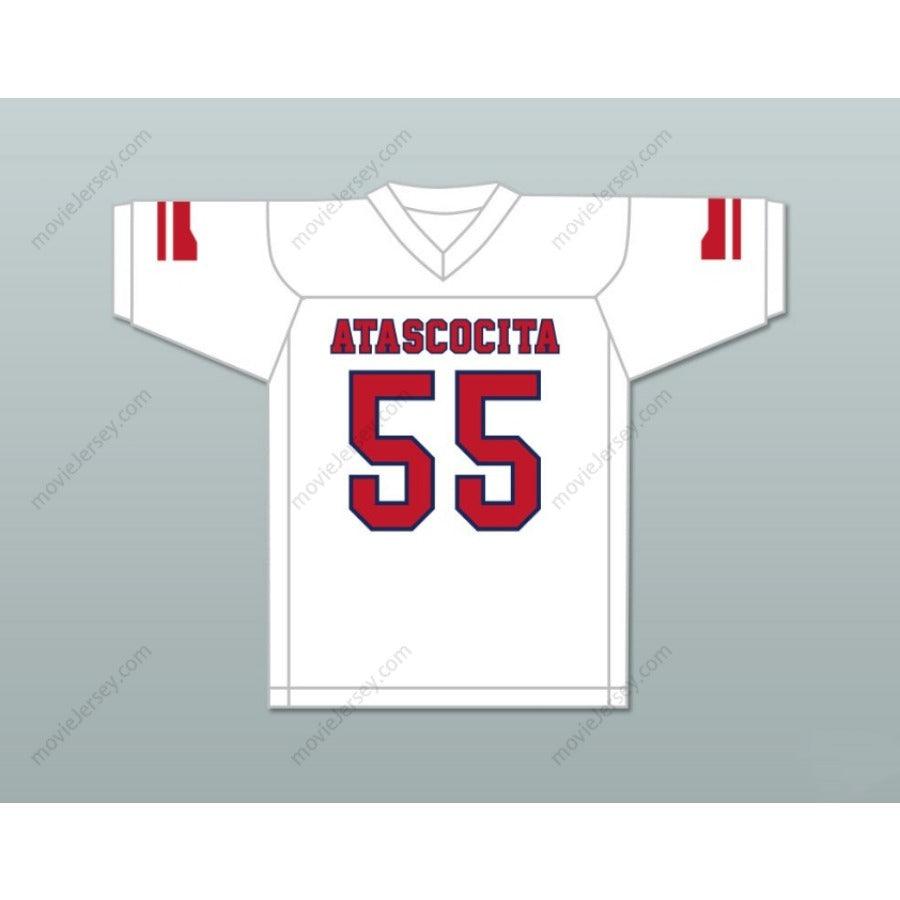 CUSTOM ANY Name Number KENYON GREEN 55 ATASCOCITA HIGH SCHOOL  Football Jersey Top Stitched S-6XL