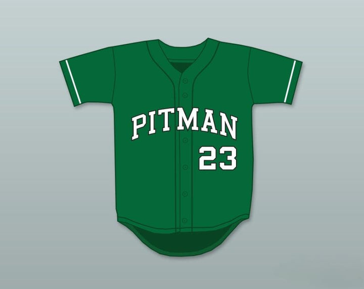 Camiseta de béisbol verde orgullo de la escuela secundaria JOHN H. PITMAN con nombre y número personalizados COLIN KAEPERNICK 23 2 cosida S-6XL