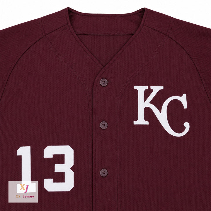 Camiseta de béisbol DEREK JETER CENTRAL HIGH SCHOOL MAROON GIANTS con nombre y número personalizados, costura superior, tallas S-6XL