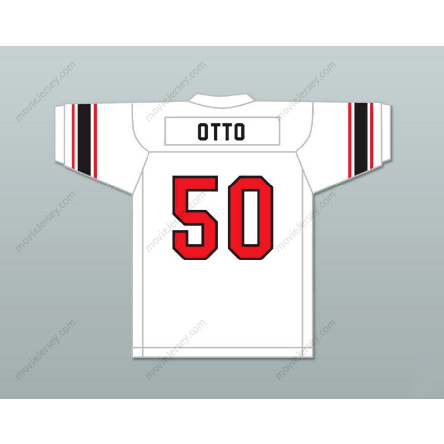 PERSONALIZA Cualquier Nombre Número JIM OTTO 50 WAUSAU EAST HIGH SCHOOL LUMBERJACKS Camiseta de Fútbol Cosida S-6XL