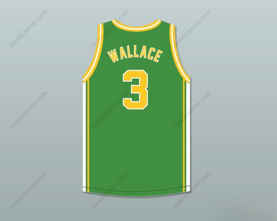 PERSONALIZADO Cualquier Nombre Número BEN WALLACE 3 CENTRAL HIGH SCHOOL HAYNEVILLE LIONS CAMISETA BALONCESTO VERDE Costura Superior Tallas S-6XL