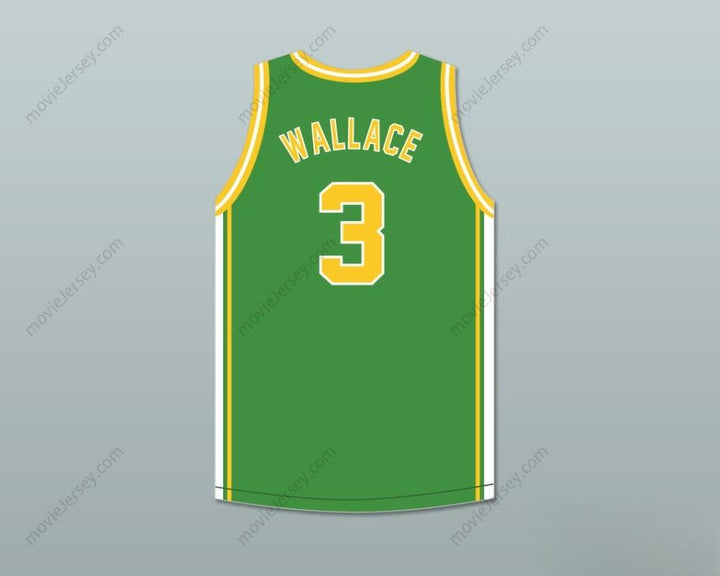 PERSONALIZADO Cualquier Nombre Número BEN WALLACE 3 CENTRAL HIGH SCHOOL HAYNEVILLE LIONS CAMISETA BALONCESTO VERDE Costura Superior Tallas S-6XL
