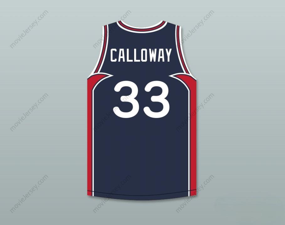 PERSONALIZADA CUALQUIER Nombre Número CAM CALLOWAY 33 CAMISETA DE BALONCESTO LOCAL REMORDIMIENTO DEL SUPERVIVIENTE Costura Superior S-6XL