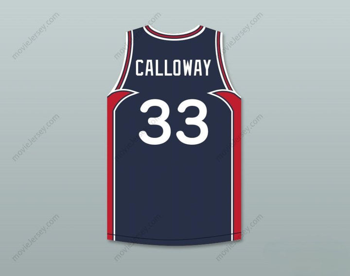 PERSONALIZADA CUALQUIER Nombre Número CAM CALLOWAY 33 CAMISETA DE BALONCESTO LOCAL REMORDIMIENTO DEL SUPERVIVIENTE Costura Superior S-6XL