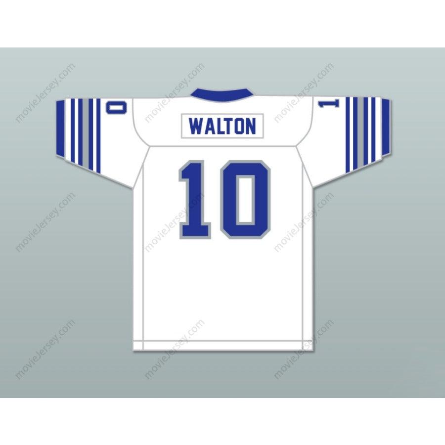 PERSONALIZADA CUALQUIER Nombre Número 1975 WFL JOHNNIE WALTON 10 SAN ANTONIO WINGS ROAD Camiseta de Fútbol Americana Cosida S-6XL