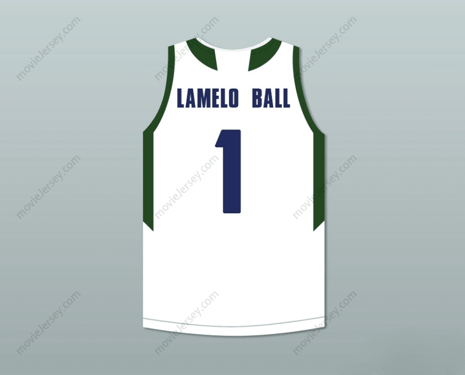 PERSONALIZA Cualquier Nombre Número LAMELO BALL 1 CHINO HILLS HUSKIES CAMISETA DE BALONCESTO BLANCA CON PARCHE 2 Cosida Superior S-6XL