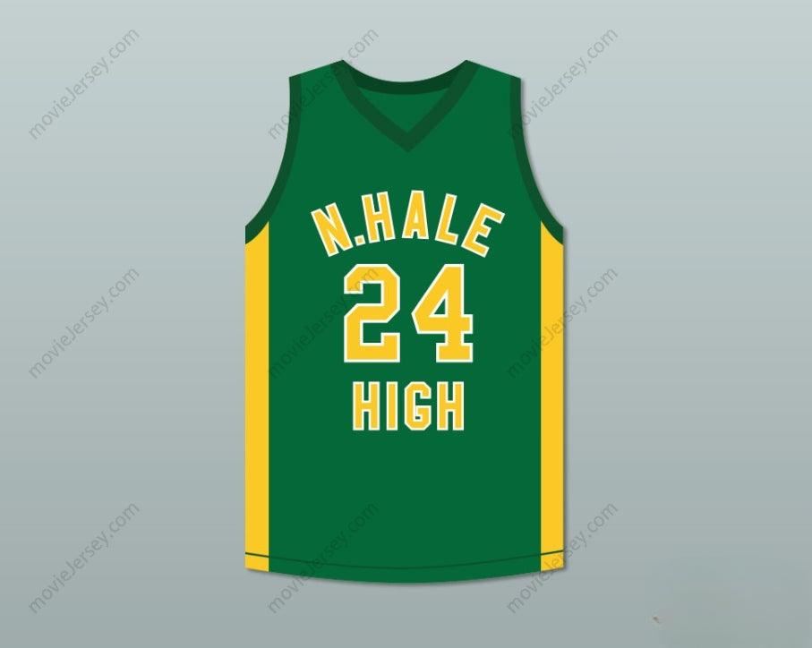 CAMISETA DE BALONCESTO PERSONALIZADA con Cualquier Nombre y Número de BRUNO MARS 24, ESCUELA SECUNDARIA N. HALE, "YOUNG, WILD AND FREE", con costuras superiores, Tallas S-6XL