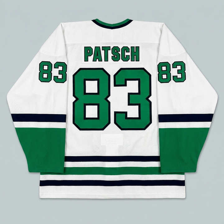 Custom Any Name Number Whalers Ryan Patsch 83 Hockey Jersey Top Stitched S-6XL