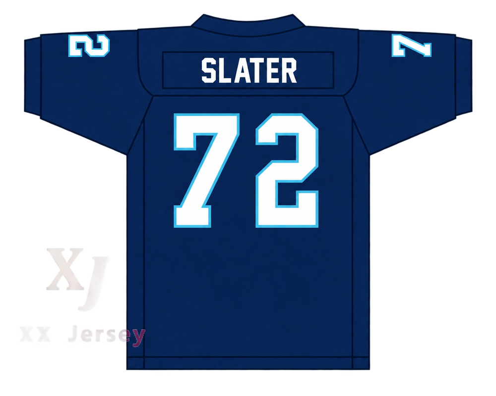 Custom Rashawn Slater 72 Clements High School Rangers Football Jersey