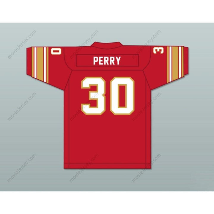 PERSONALIZA Cualquier Nombre Número 1983 USFL LEON PERRY 30 BIRMINGHAM STALLIONS ROAD Camiseta de fútbol americano Cosida Tallas S-6XL