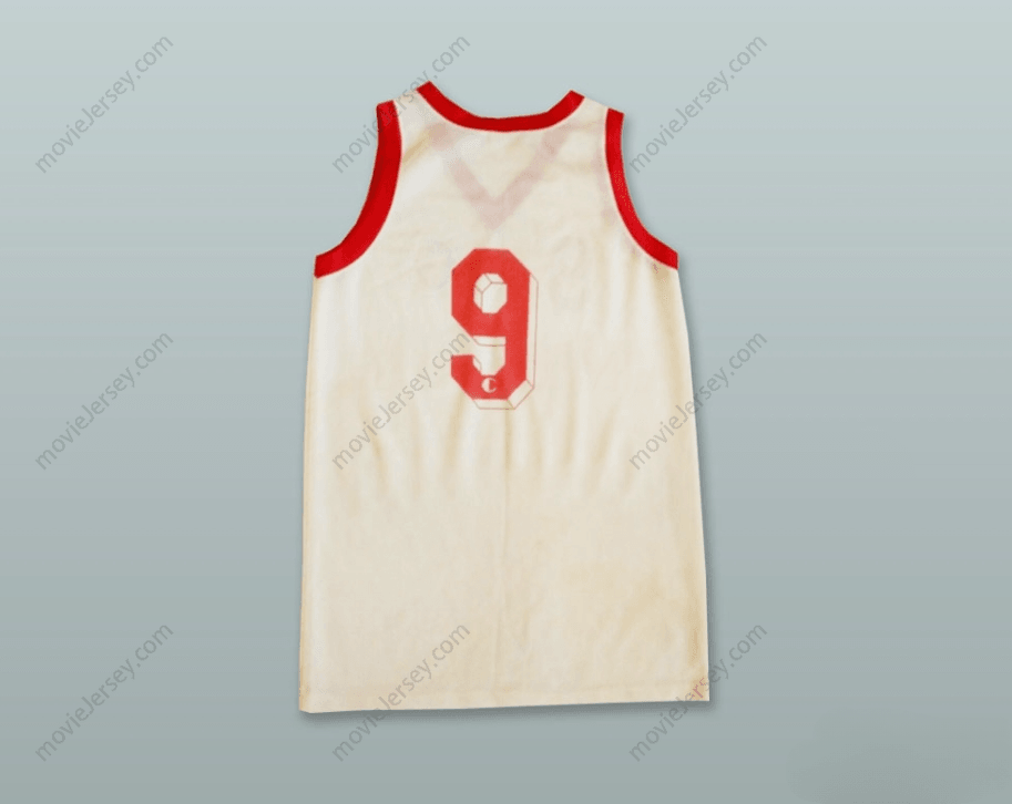 PERSONALIZADO Cualquier Nombre Número KK CRVENA ZVEZDA 9 ESTRELLA ROJA BELGRADO SERBIA CAMISETA DE BALONCESTO BLANCA Parte Superior Cosida S-6XL