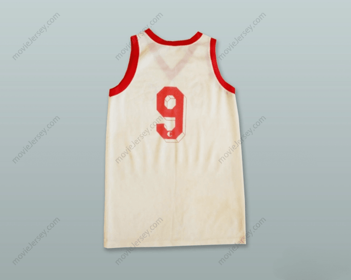 PERSONALIZADO Cualquier Nombre Número KK CRVENA ZVEZDA 9 ESTRELLA ROJA BELGRADO SERBIA CAMISETA DE BALONCESTO BLANCA Parte Superior Cosida S-6XL