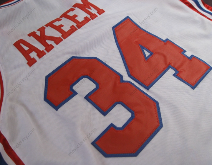 CUSTOM ANY Name Number AKEEM THE DREAM OLAJAWON BASKETBALL JERSEY ANY PLAYER Top Stitched S-6XL